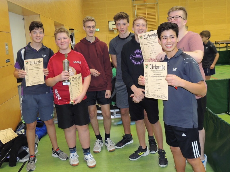 2018 Siegerehrung Tischtennis